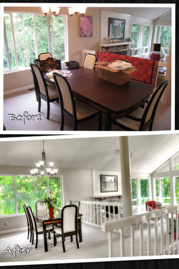 How to stage a dining room