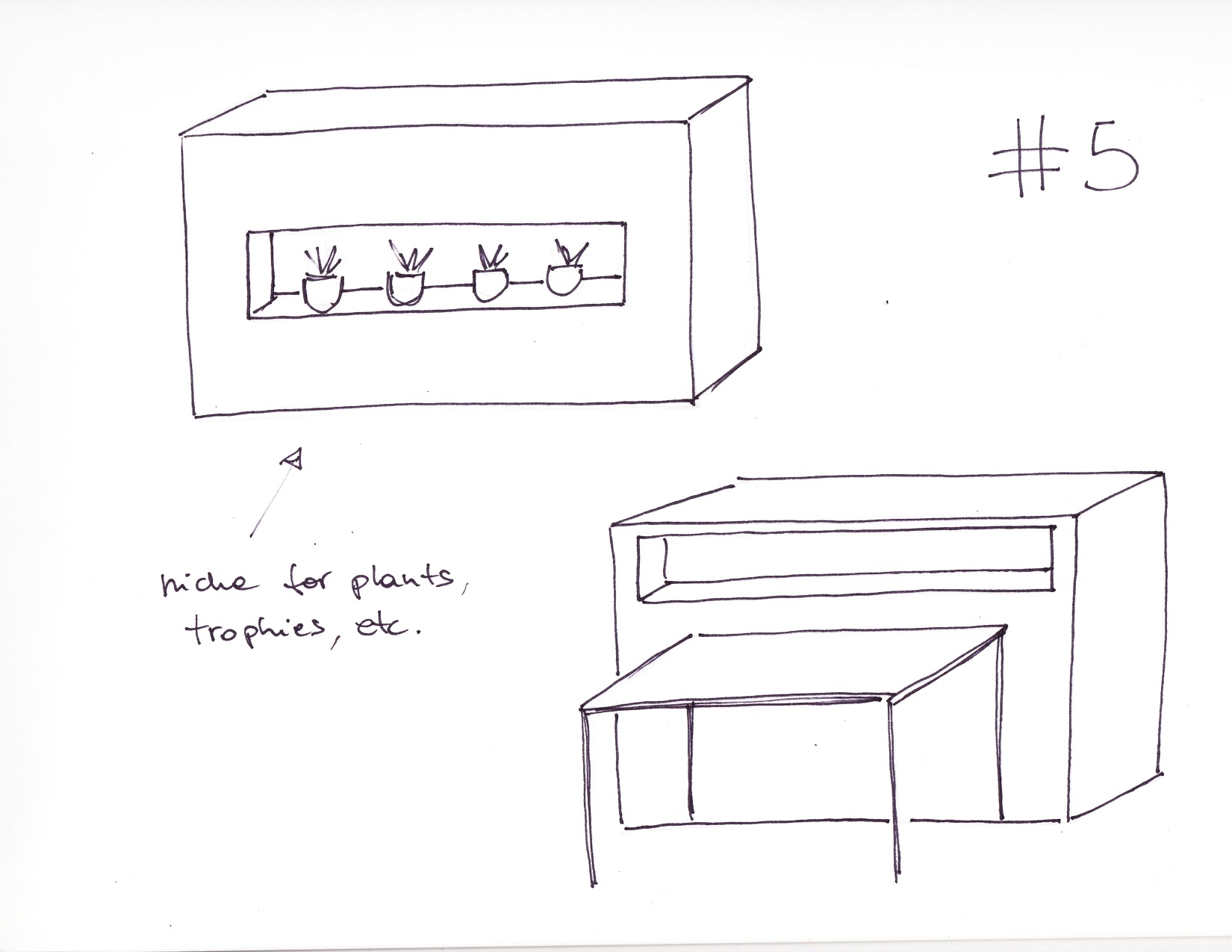 Modern reception desk concept #5- Creating Interiors